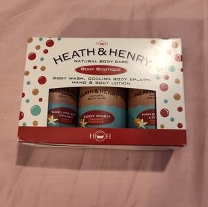 NEW! Heath & Henry Body Care Set (Cracker Barrel)